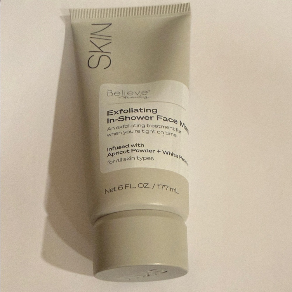 Believe Beauty Exfoliating In-Shower Face Mask - Cream